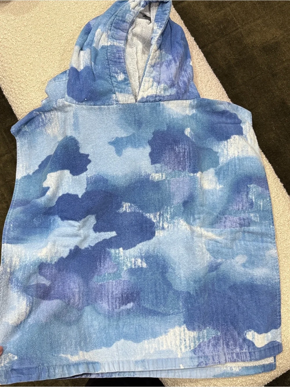 Tommy Bahama Toddler Blue Hooded Beach Poncho Towel